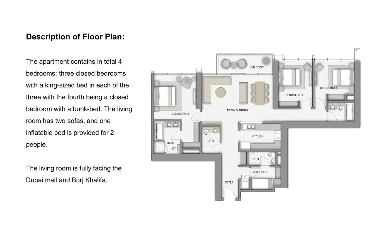 Elite Royal Apartment - Panoramic Full Burj Khalifa, Fountain & Skyline View - Aced Direct Connection To Dubai Mall - Governor ОАЭ